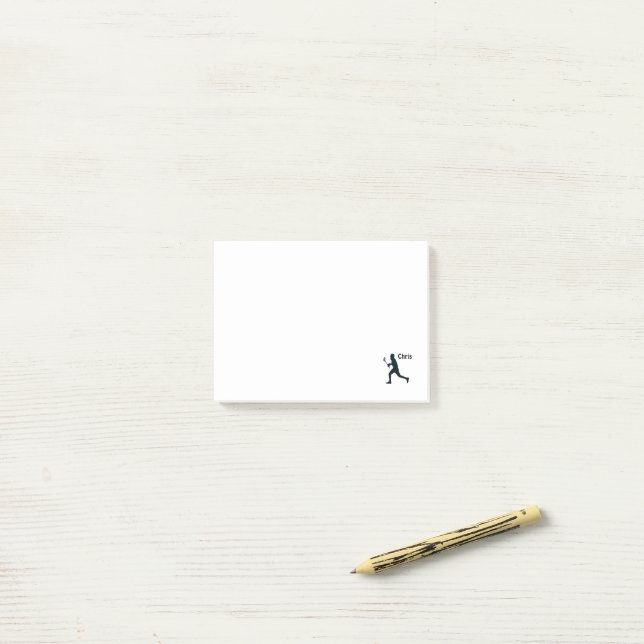Post-it® Crosse personnalisée (Sur un bureau)