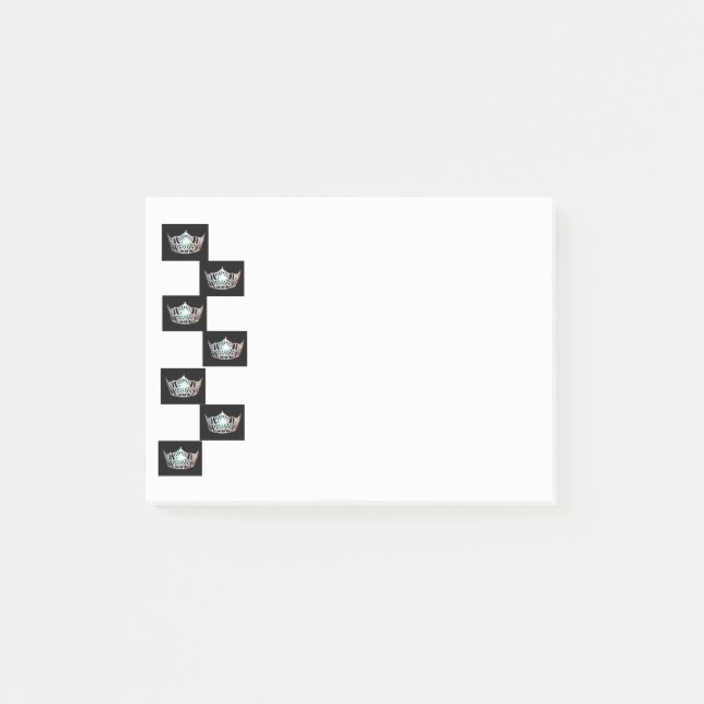 Post-it® Crown Post-it-Notes de style Miss America (Devant)