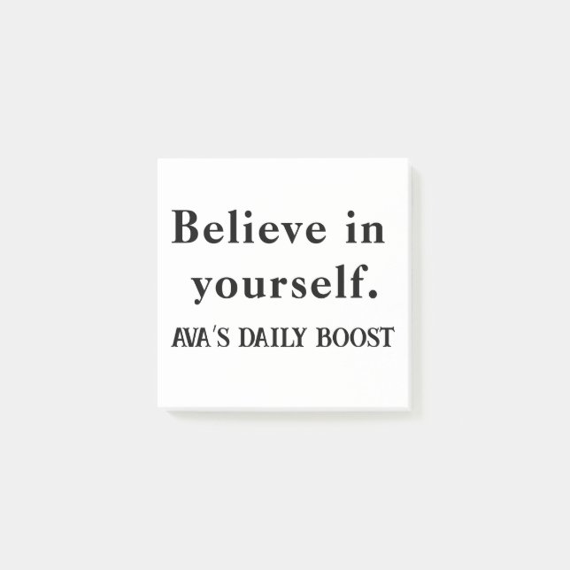 Post-it® Croyez en vous - Custom Motivational Sticky N (Devant)