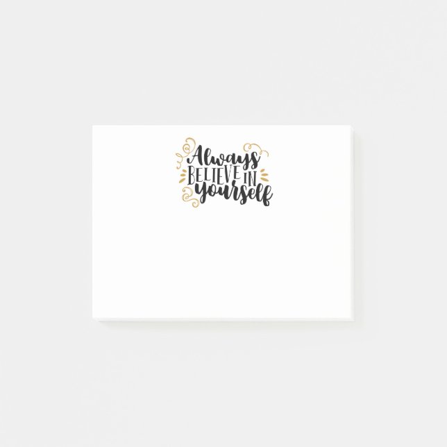 Post-it® Croyez toujours en vous-même (Devant)