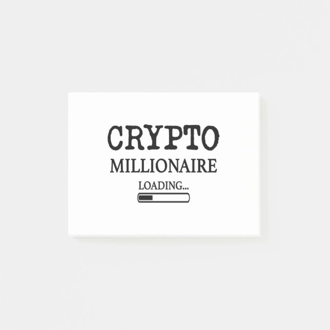 Post-it® Crypto Millionaire Chargement (Devant)