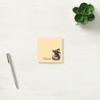 Post-it® Cuisine Citrouille de chat noir Orange