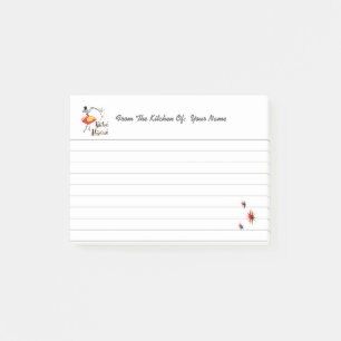 Post-it® Cuisine Magicien Retro Linked Custom Post it Notes