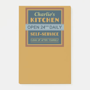 Post-it® Cuisine - nom personnalisé - Notes post-it