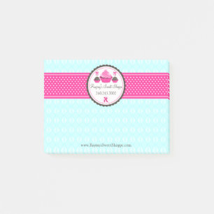 Post-it® Cuisson à gâteau personnalisée Aqua Rose V2