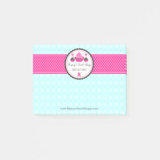 Post-it® Cuisson à gâteau personnalisée Aqua Rose V2