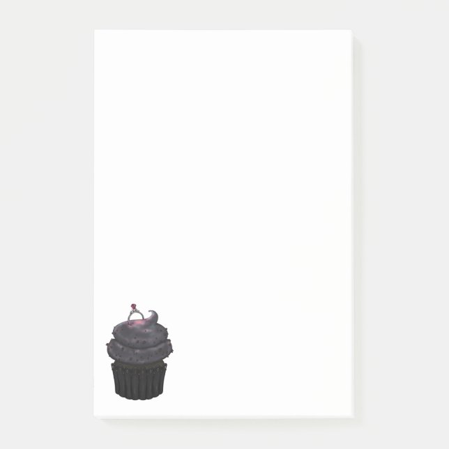 Post-it® Cupcake Fiançailles doux (Devant)