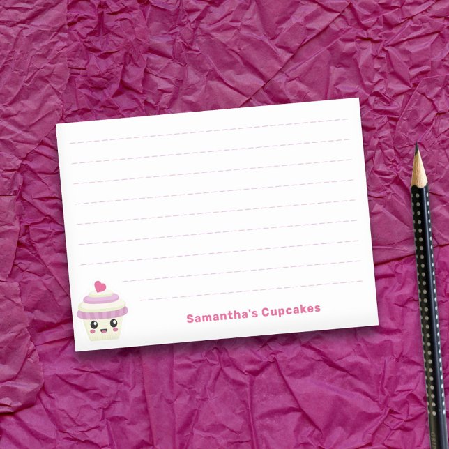 Post-it® Cupcake Kawaii (Cupcake Kawaii Post-it Notes)