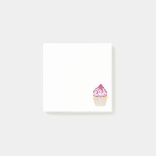 Post-it® Cupcake sucré avec framboise sur le dessus
