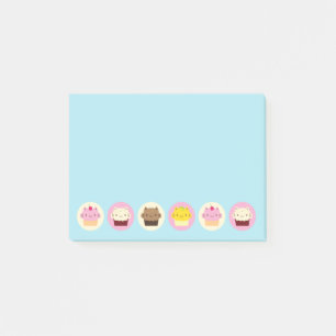 Post-it® Cupcakes chats mignons
