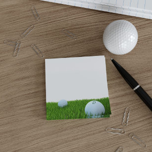 Post-it® Custom Golf Monogram Golfer's Post it Notes