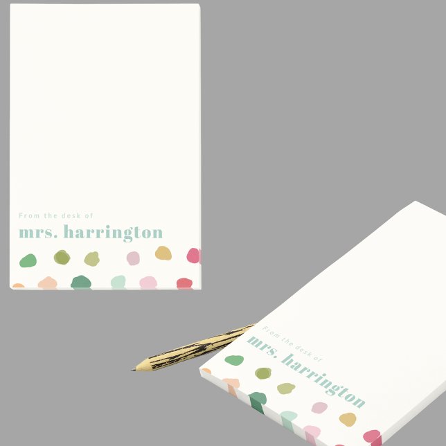 Post-it® Custom Name Fun Gift for Teachers Stationery (Créateur téléchargé)