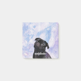 Post-it® Customisez le votre possèdent très le chien noir