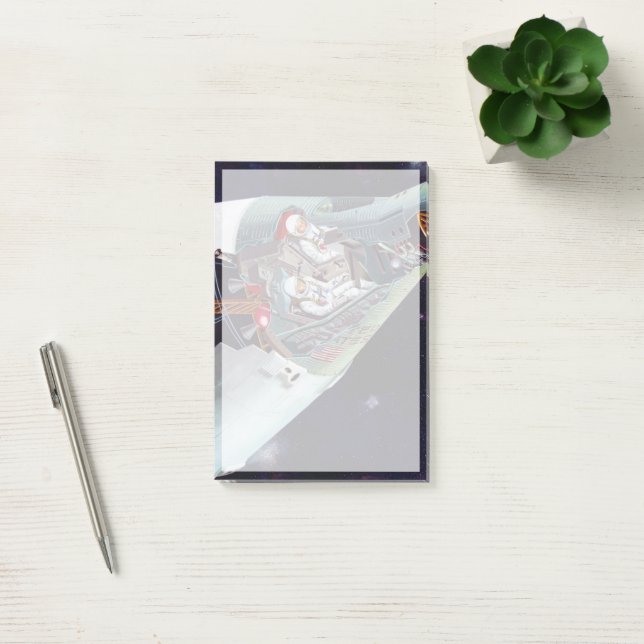 Post-it® Cutaway Un Appareil Spacecraft Gemini À Deux Perso (Bureau)