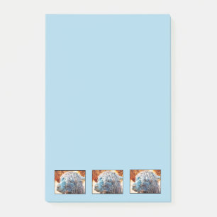 Post-it® Cute Alpaca bébé en bleu