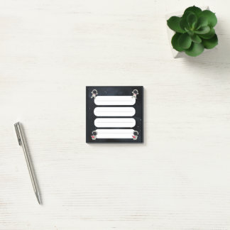 Post-it® Cute Astronaut Space 4 Sections Checklist Post it