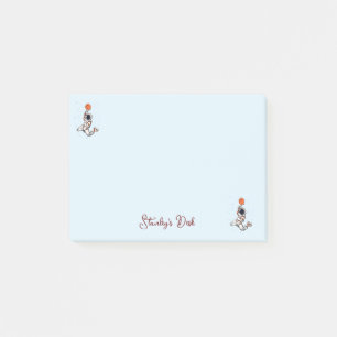 Post-it® Cute astronaute noire Espace extra-atmosphérique G