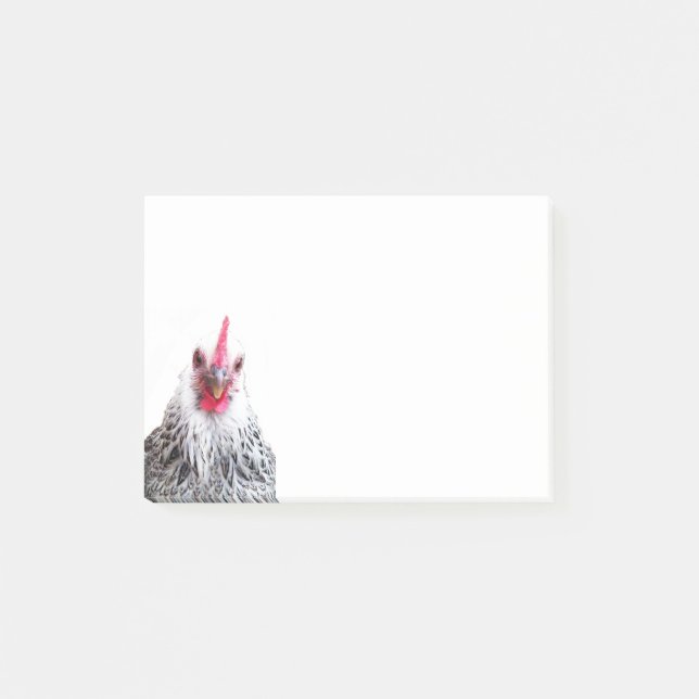 Post-it® Cute Bantam Cochin Hen Photo 4x3 Notes (Devant)