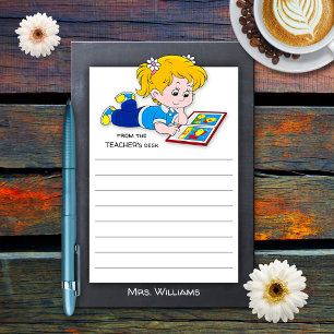 Post-it® Cute Blackboard Enseignante fille