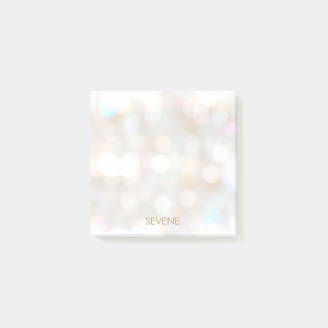 Post-it® Cute Bokeh Personnalisé (Devant)