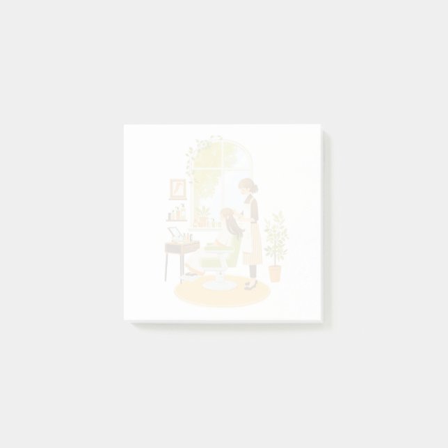 Post-it® Cute Botanical Hair Salon (Devant)