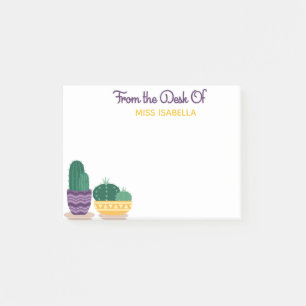 Post-it® Cute Cactus Post It Notes pour les enseignants