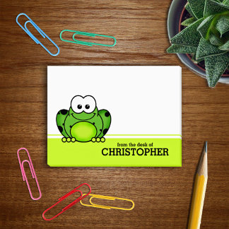 Post-it® Cute Cartoon Frog Personnalisé