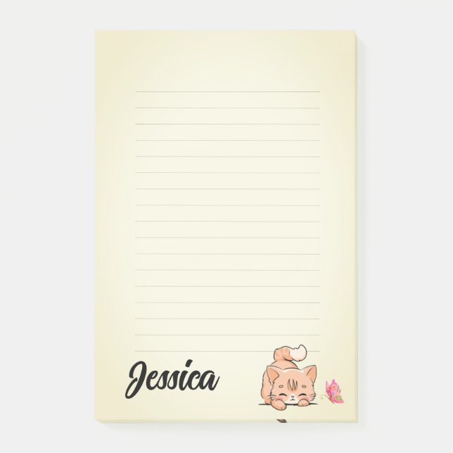 Post-it® Cute Cats Notes personnalisées (Devant)