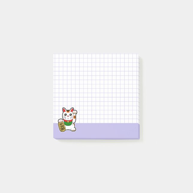 Post-it® Cute Chat Lucky (Devant)