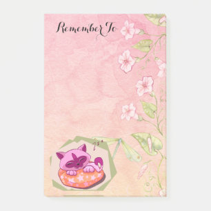 Post-it® Cute chaton dormant