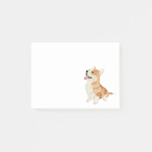 Post-it® Cute Corgi Chien Chien Chien Chien Cardigan Welsh