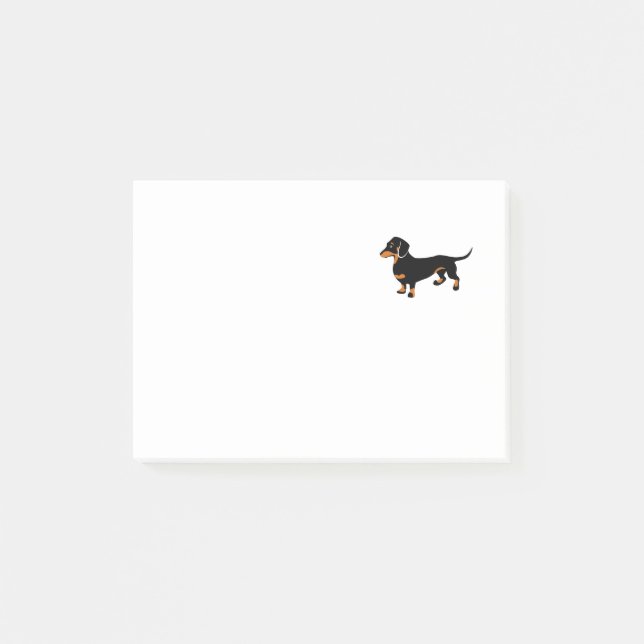 Post-it® Cute Dachshund - Doxie Dog (Devant)
