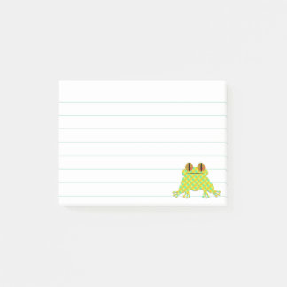 Post-it® Cute Frog 3 x 4 Linked Custom