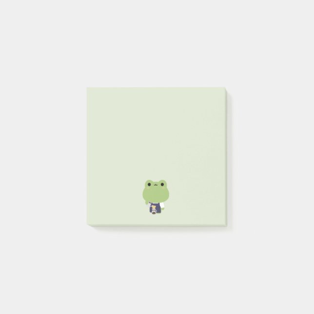 Post-it® Cute Frog Barista (Devant)