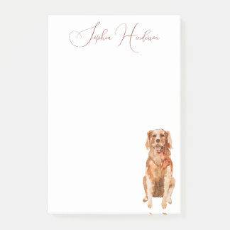 Post-it® Cute Funny Personnalisé Golden Retriever
