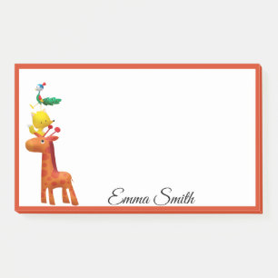 Post-it® Cute Giraffe Fox Peacock Kawaii Animal