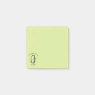 Post-it® Cute Green Cartoon Pickle