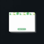 Post-it® Cute Green Watercolor Jungle Dinosaur Pattern<br><div class="desc">Make your desk look amazing with Cute Dinosaur Pattern notes! Enjoy vibrant colors, cute dinosaurs, and creative designs to help you stay organized and stress-free. Stick them on any surface to leave reminders, make lists, or just decorate. With Cute Dinosaur Pattern post-its, you'll never miss a memo again! Personalize it...</div>