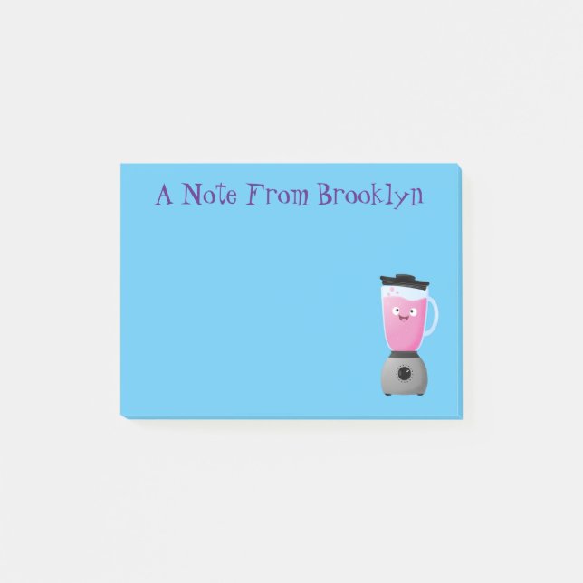 Post-it® Cute happy food mixender cuisine appareil dessin a (Devant)