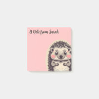 Cute Hedgehog Hedgie Texte personnalisé
