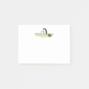 Post-it® Cute Hérisson animal avec la couleur de l'ordinate