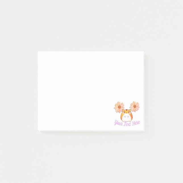 Post-it® Cute Kawaii Hamster personnalisé (Devant)