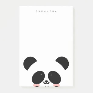Post-it® Cute Kawaii Panda Ajouter votre nom