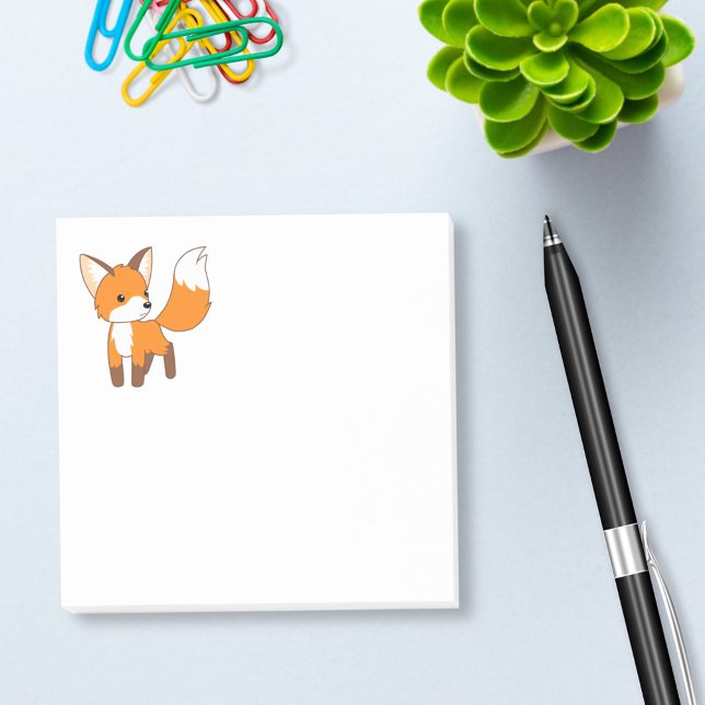 Post-it® Cute Little Fox (Créateur téléchargé)