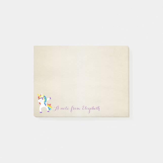 Post-it® Cute Lovely Stylish Unicorn (Devant)