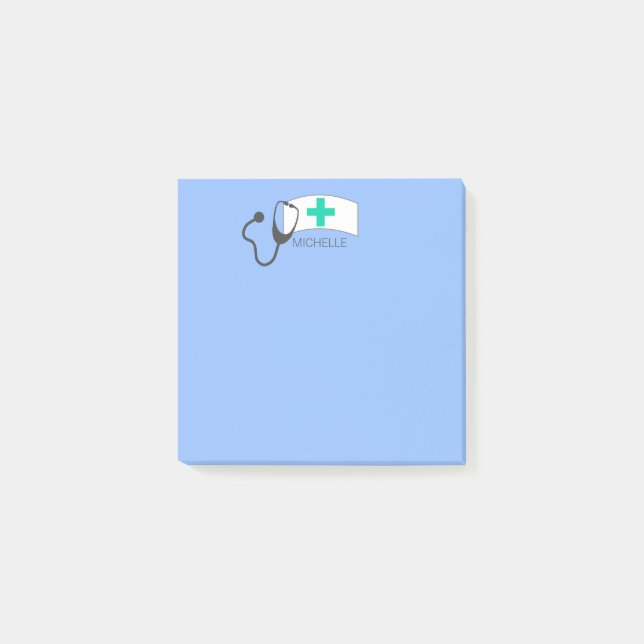 Post-it® Cute Médicale Stethoscope jour infirmière personna (Devant)