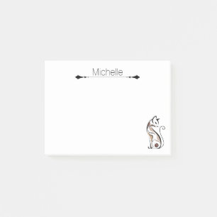 Post-it® Cute Modern Kitty, Chat Maman, Drôle Personnalisé