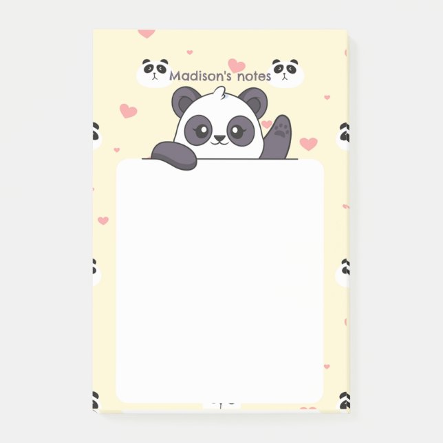 Post-it® Cute Panda (Devant)