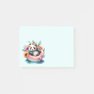 Post-it® Cute Panda Chilling dans un tube intérieur