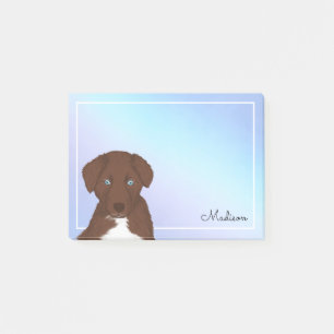 Post-it® Cute Pastel Ombre Rouge Bi Aussie Nom Post-it Note